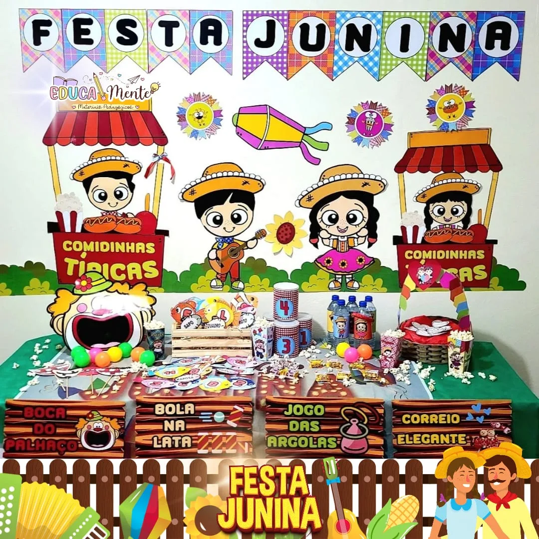 KIT FESTA JUNINA: A MIÓ FESTA NA ROÇA