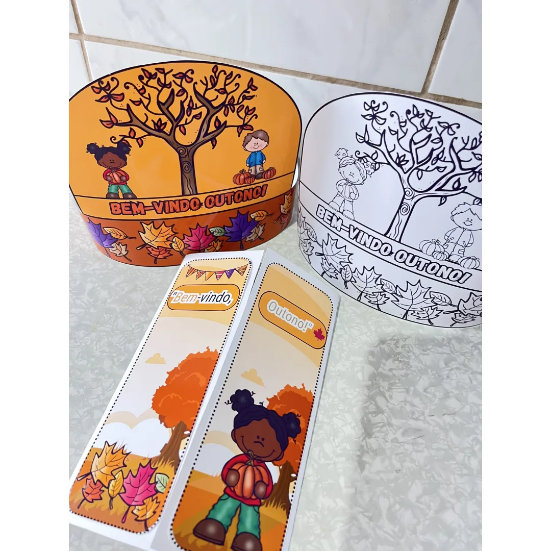 KIT FLIPBOOK E COROA: OUTONO