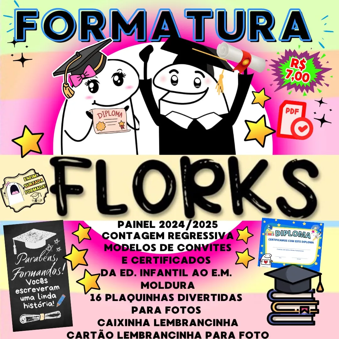 KIT FORMATURA: FLORKS