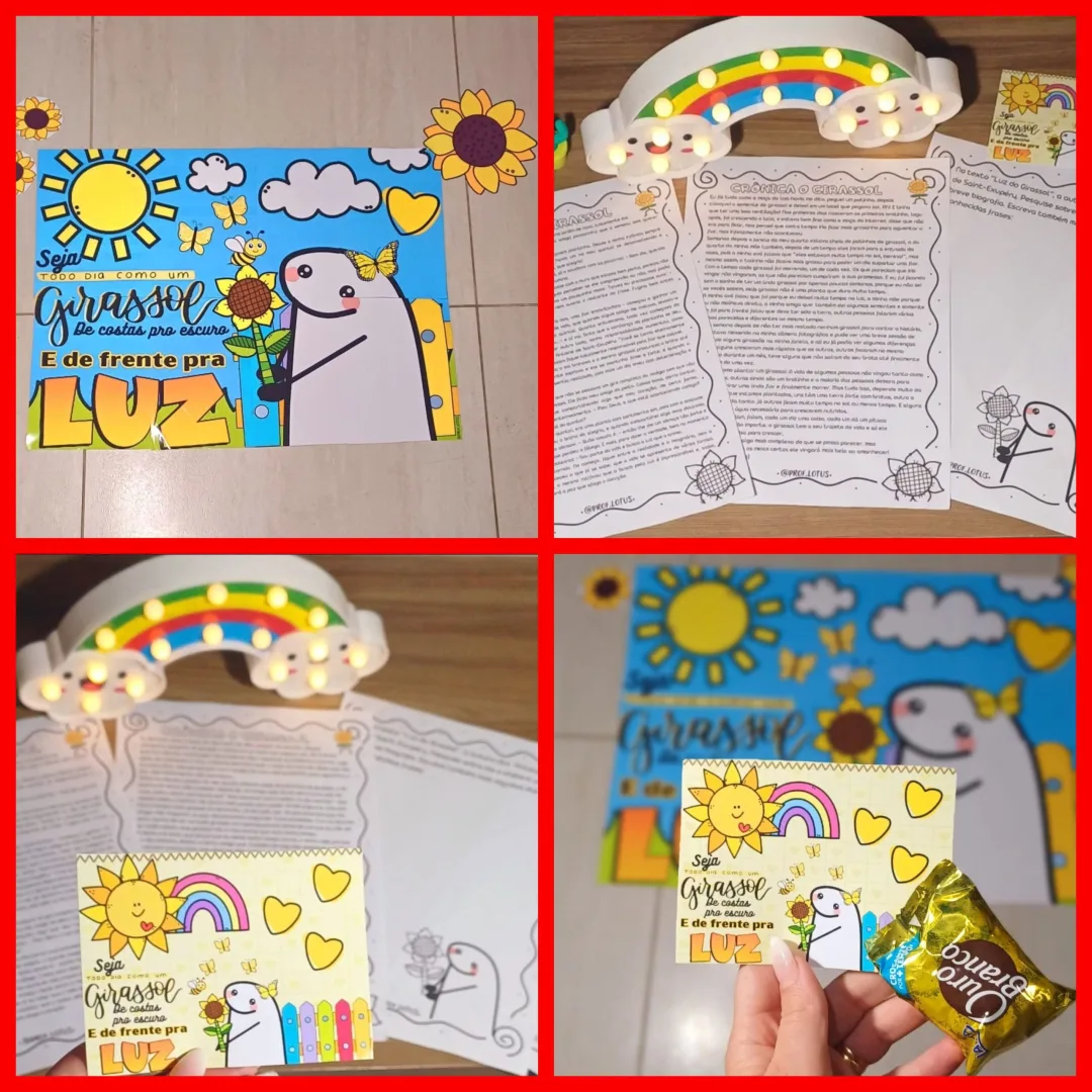 KIT GIRASSOL / KIT SETEMBRO AMARELO: FLORK