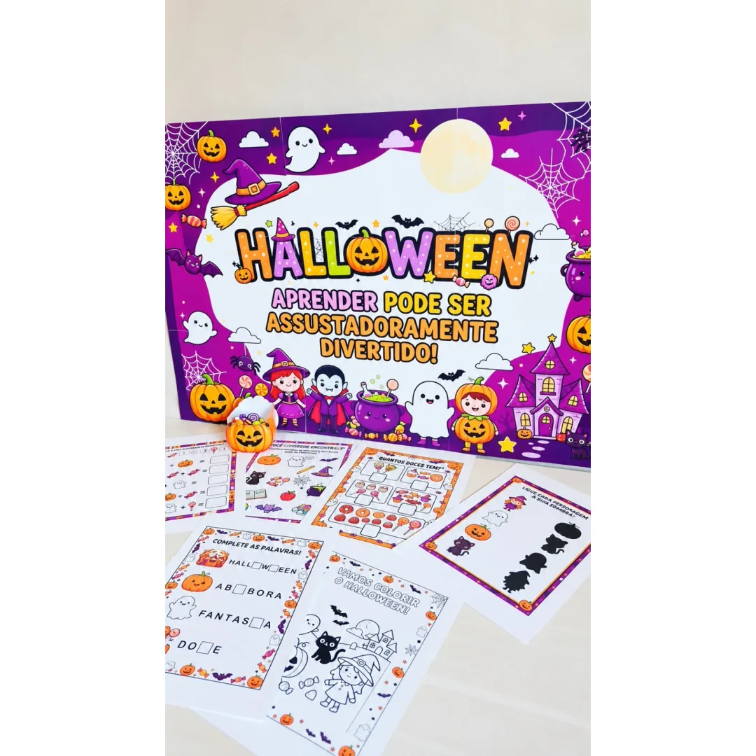 Kit Halloween - Dia das Bruxas em PDF