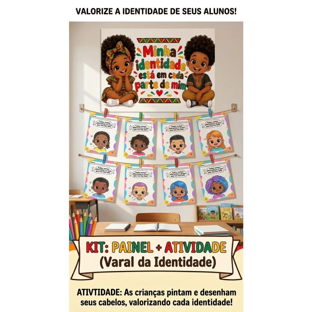 Kit Identidade - Consciência Negra - PDF para Imprimir