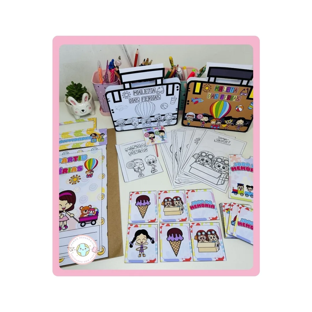 KIT LEMBRANCINHA DE FÉRIAS ESCOLAR - PDF