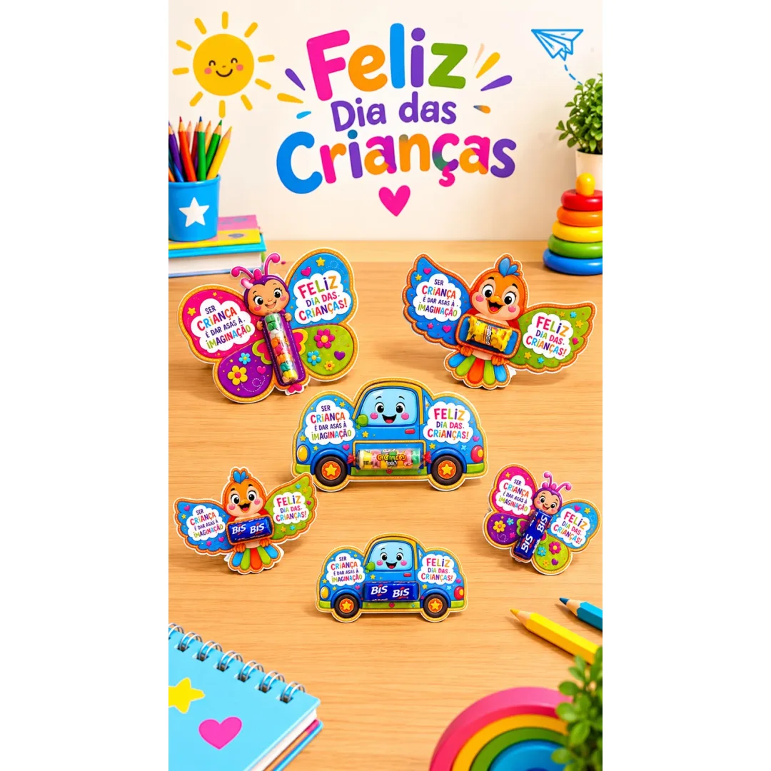 Kit Lembrancinhas - Dia das Crianças em PDF - Educação Infantil