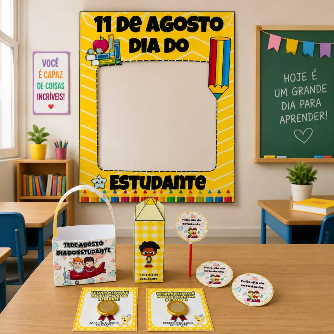KIT LEMBRANCINHAS DIA DO ESTUDANTE