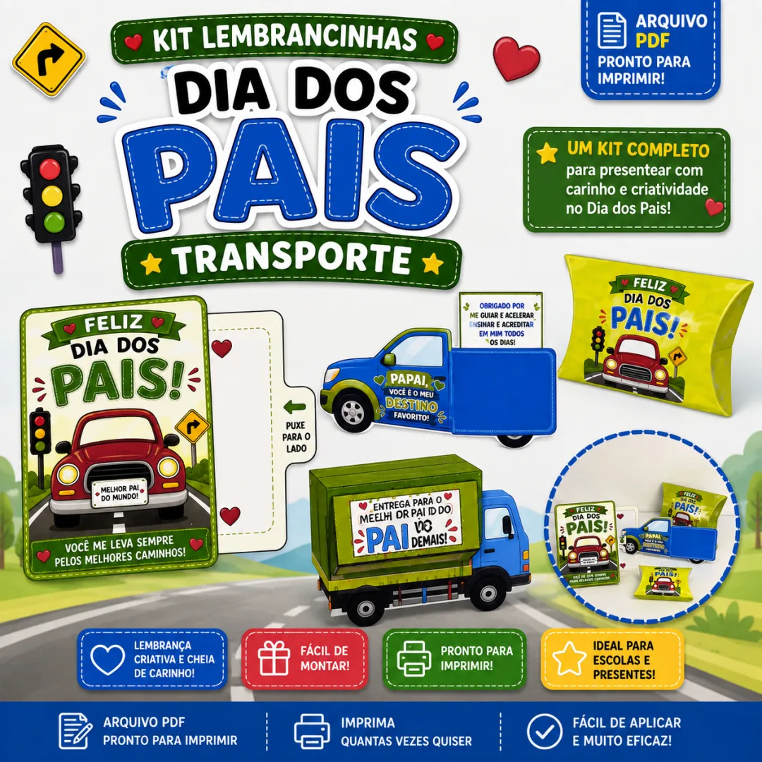 Kit Lembrancinhas Dia dos Pais