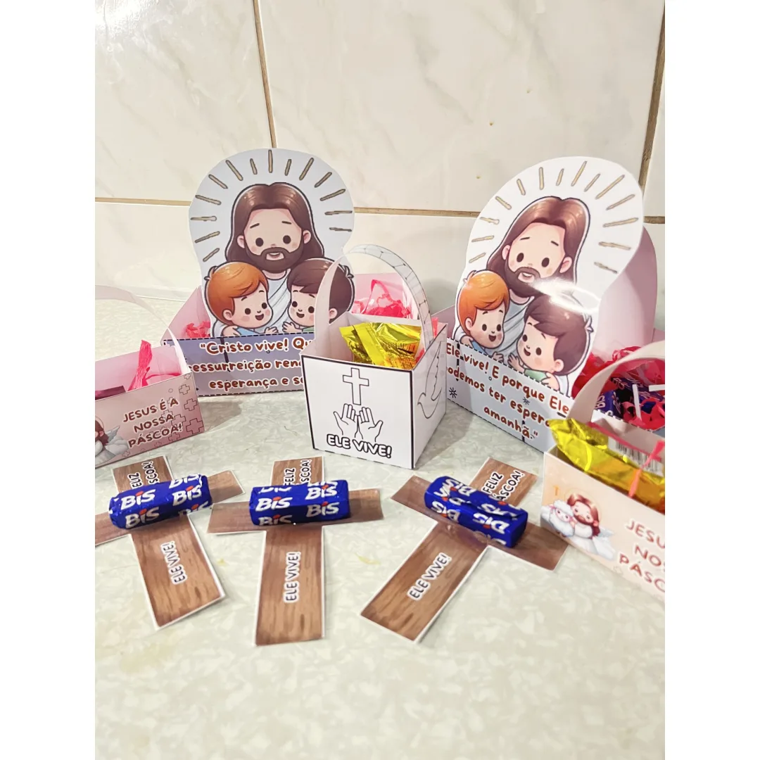 KIT LEMBRANCINHAS: PÁSCOA CRISTÃ