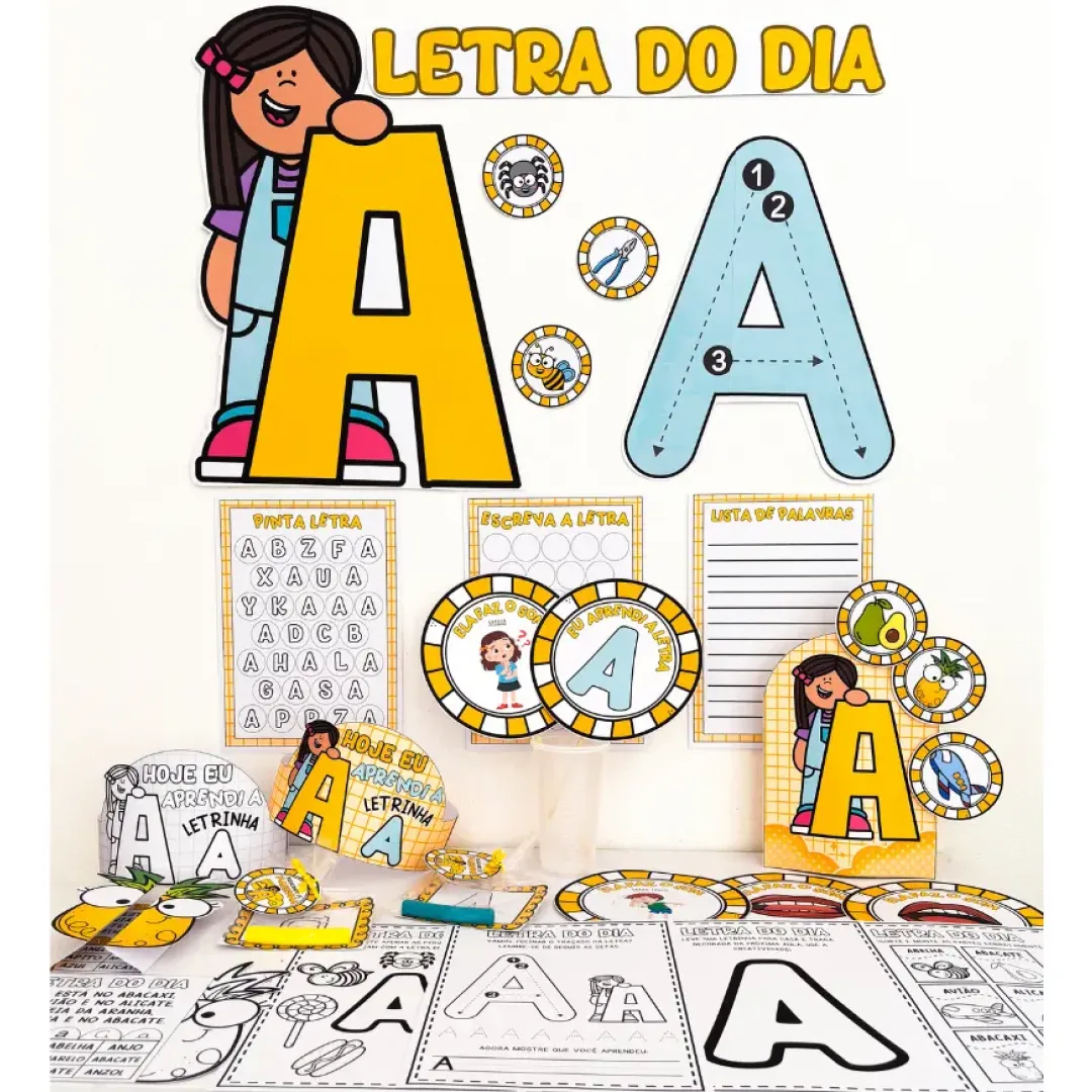 Kit Letra A em PDF