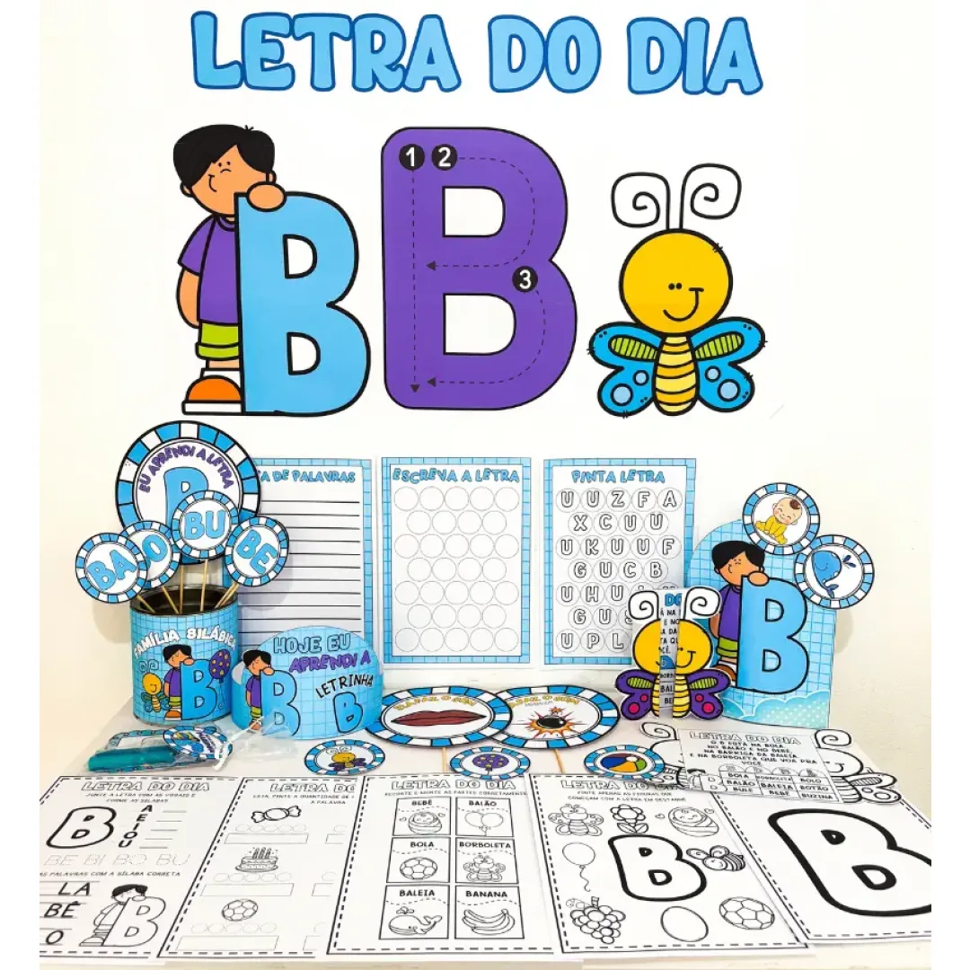 Kit Letra B em PDF