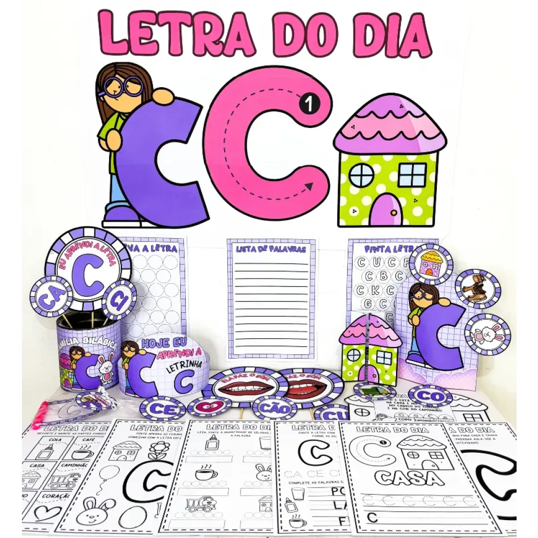 Kit Letra C em PDF