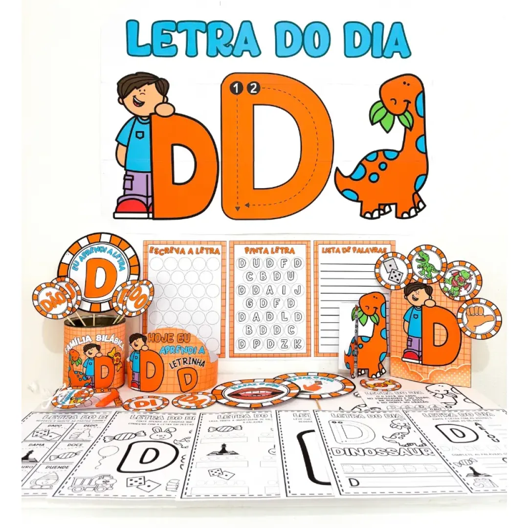 Kit Letra D em PDF