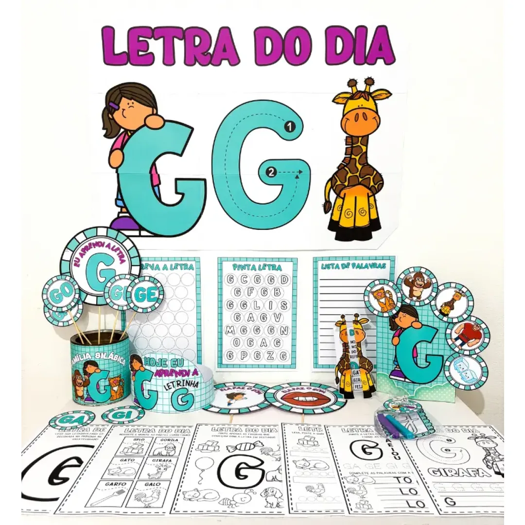 Kit Letra G em PDF