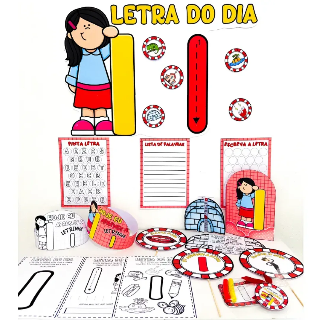 Kit Letra I em PDF