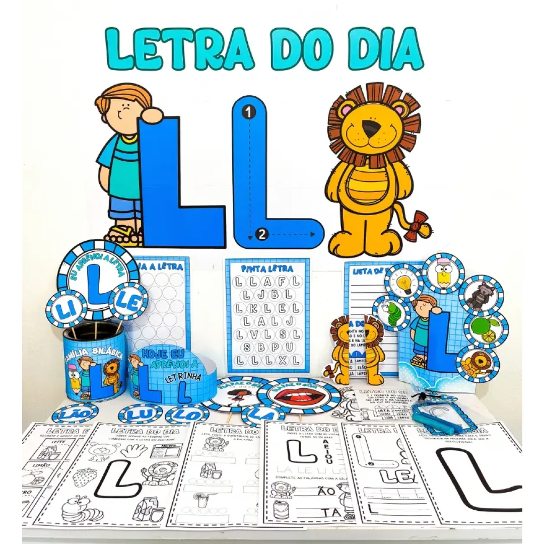 Kit Letra L em PDF