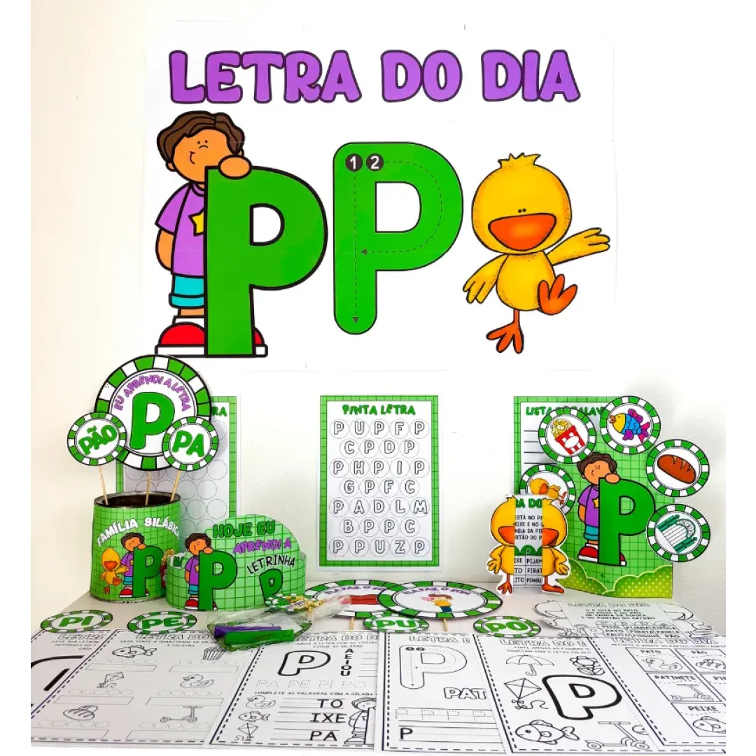 Kit Letra P em PDF