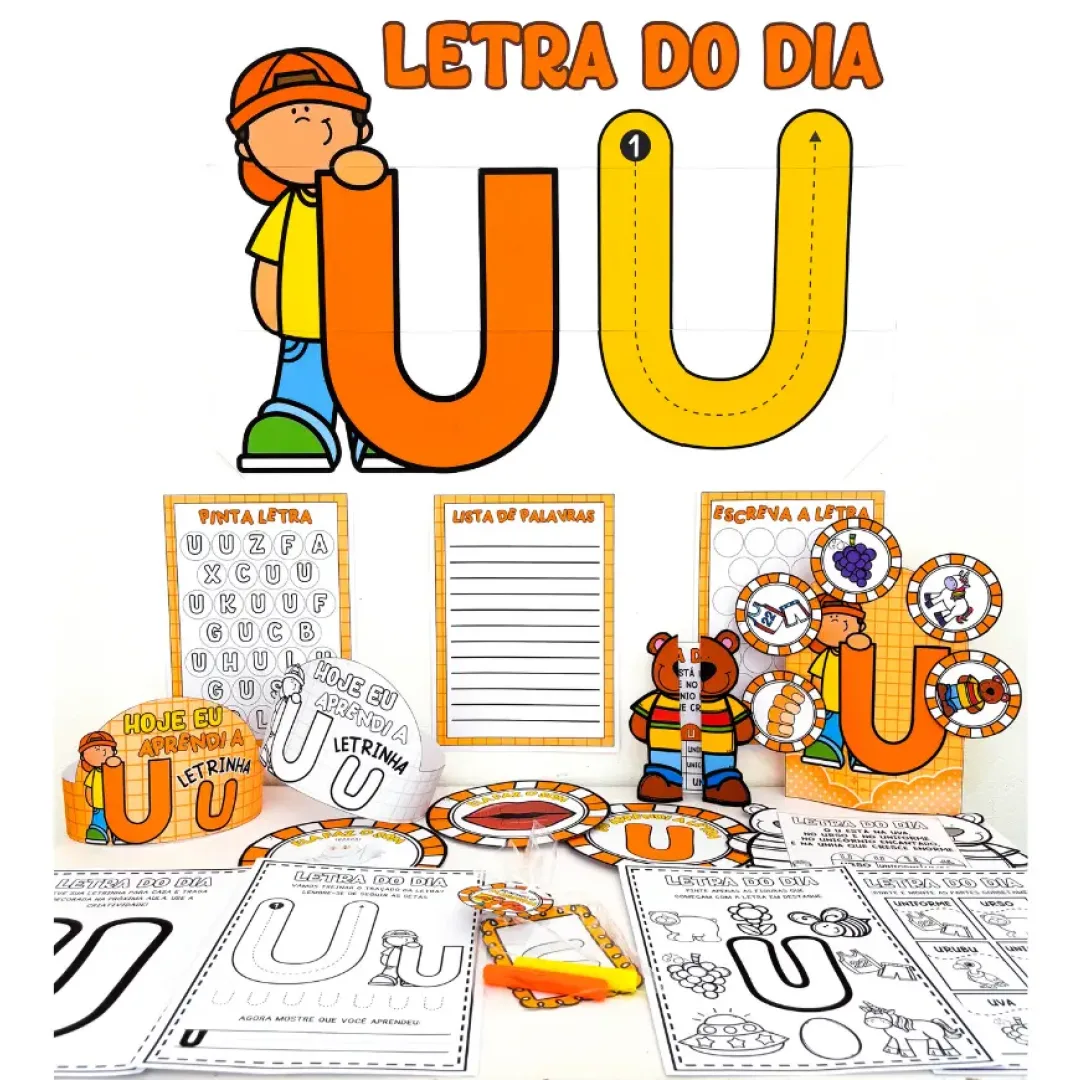 Kit Letra U em PDF