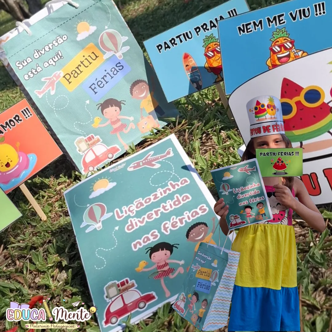 Kit Liçãozinha Divertida nas Férias