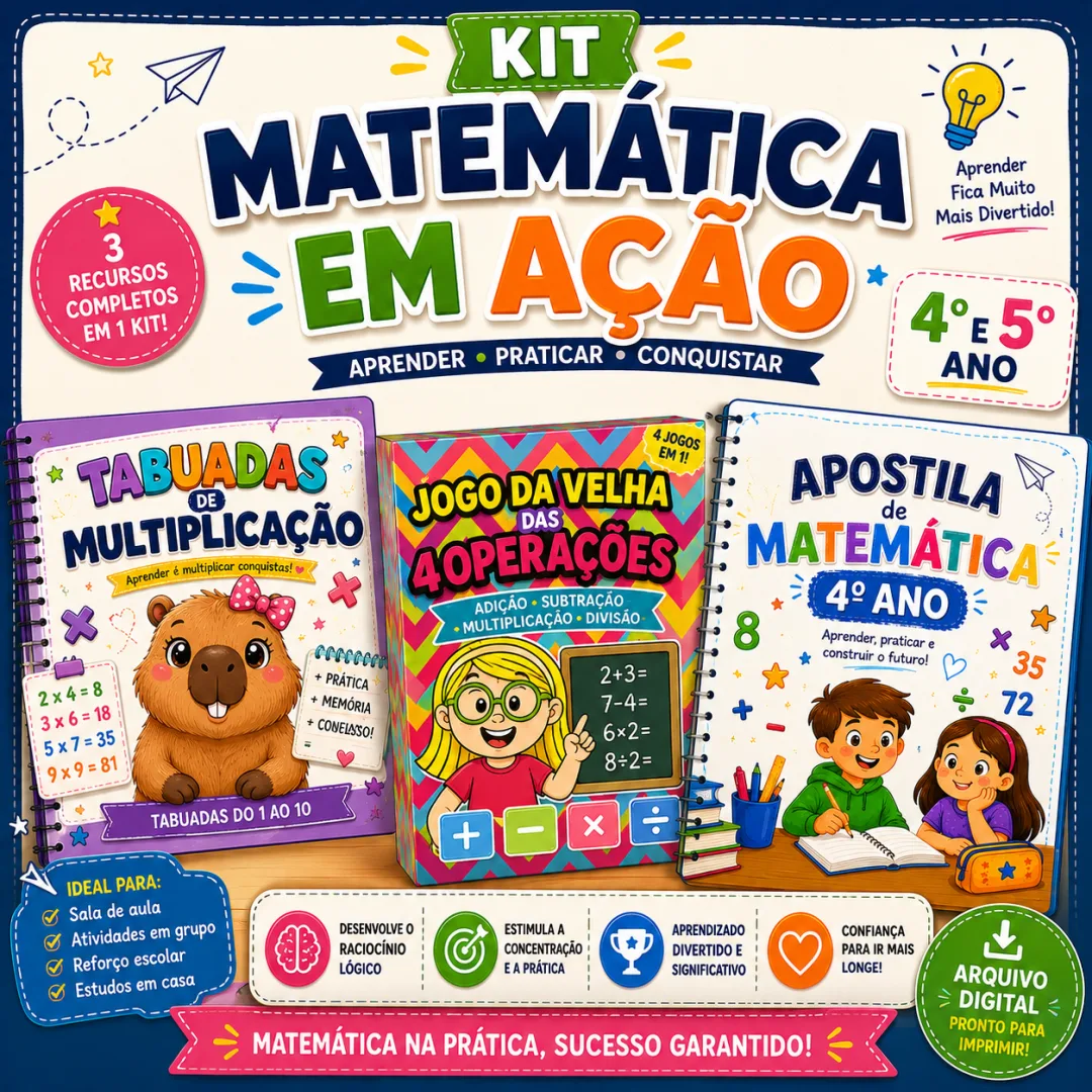 Kit Matemática em Ação – 4º e 5º Ano 