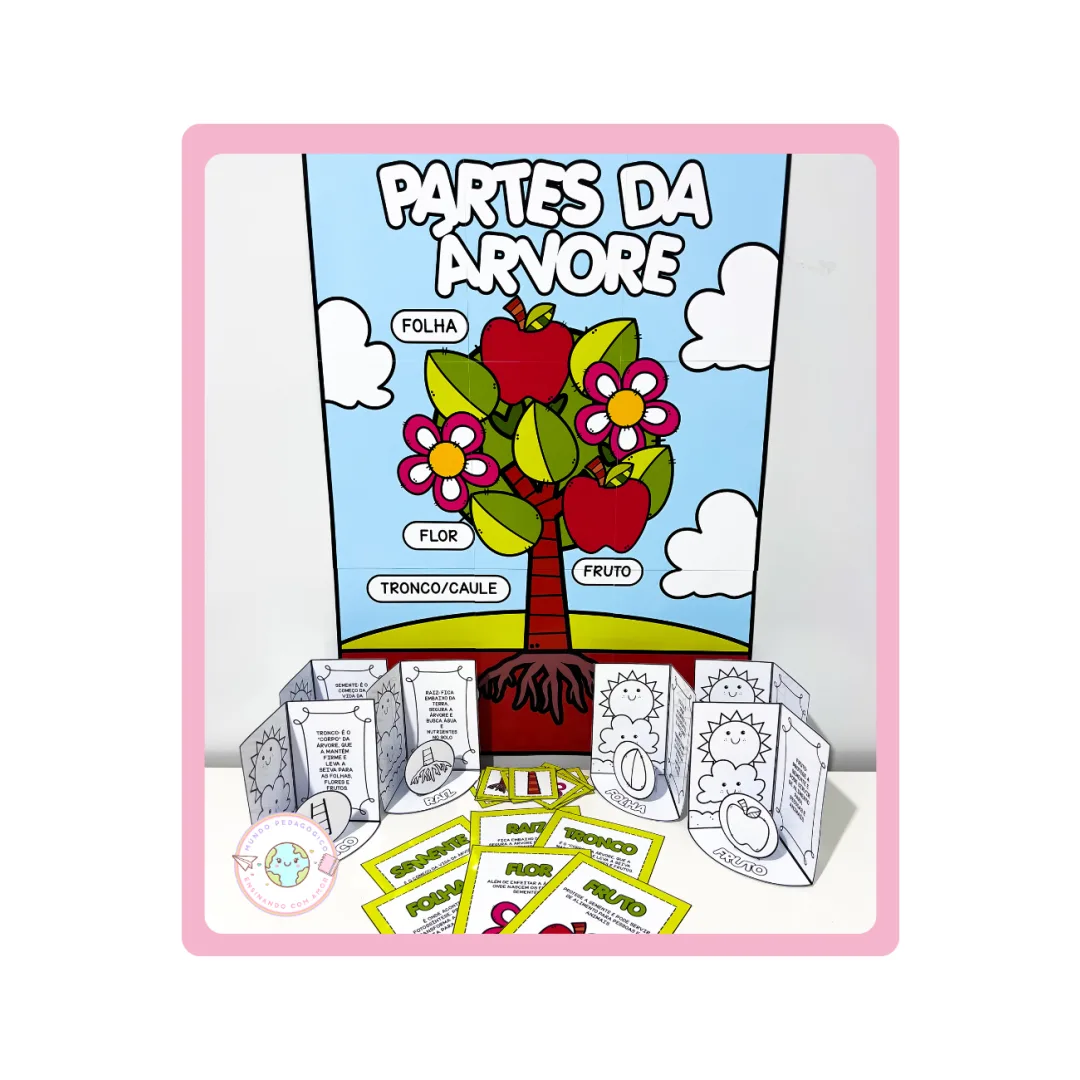 KIT PARTES DA ÁRVORE- DIA DA ÁRVORE