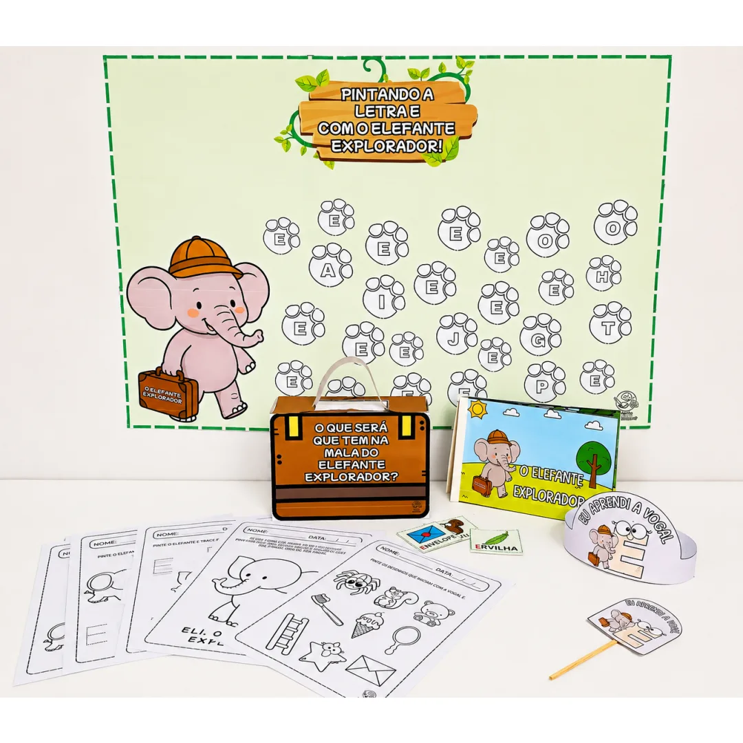 Kit Pedagógico: Aprendendo a Letra E 