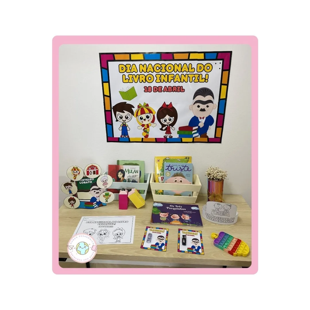 KIT PEDAGÓGICO DIA DO LIVRO INFANTIL