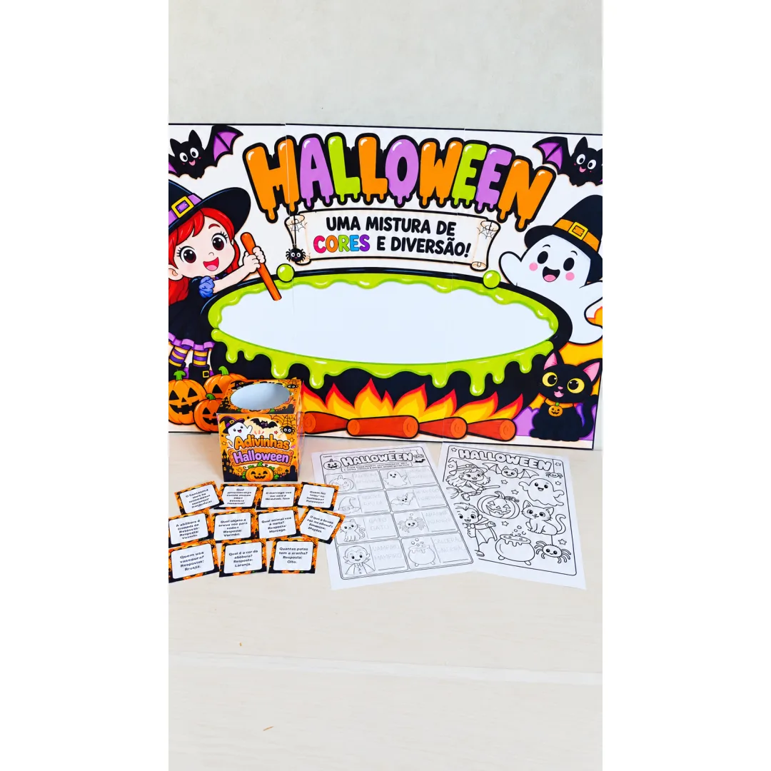 Kit Pedagógico Halloween Educação Infantil PDF