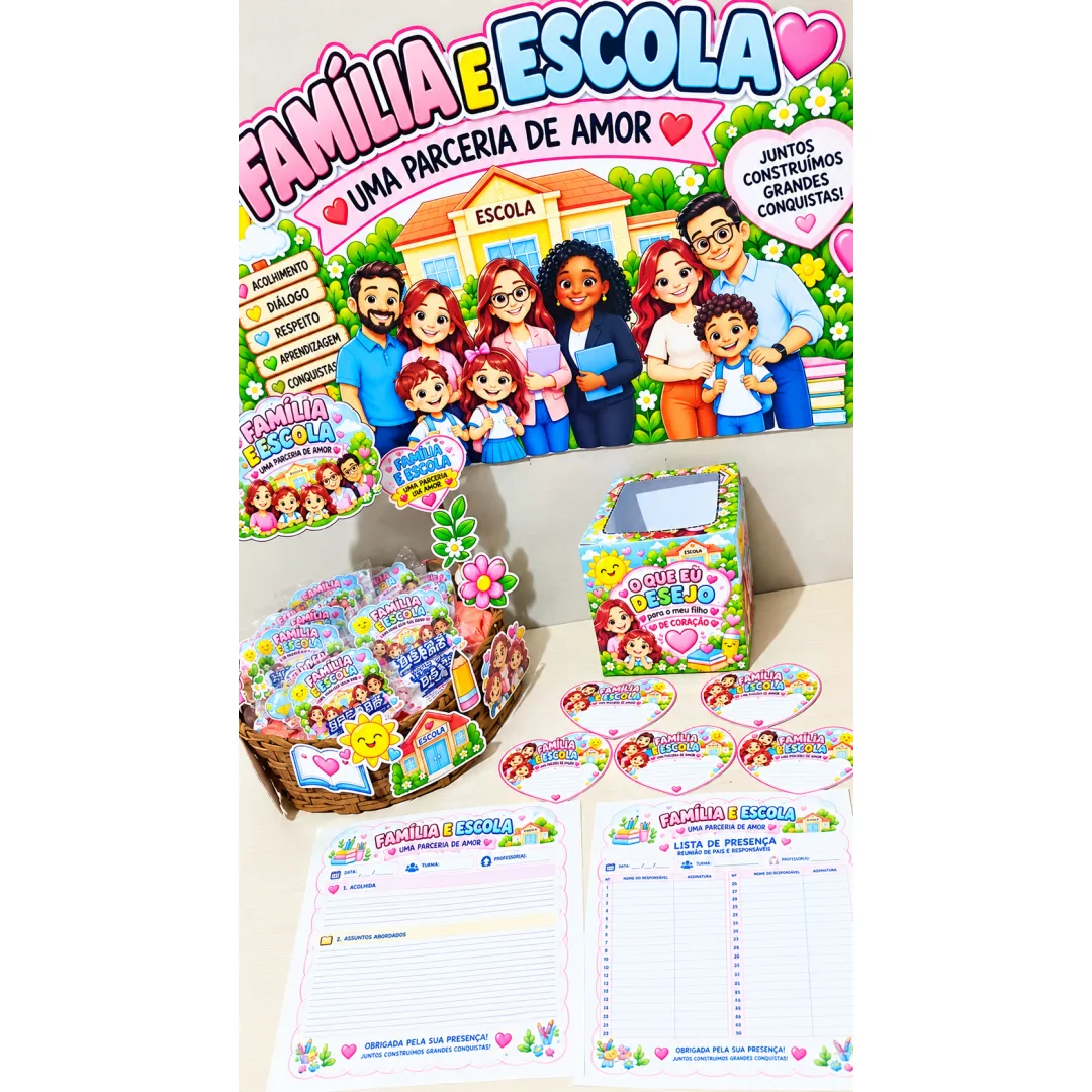 Kit Pedagógico Reunião de Pais e Responsáveis PDF - Educação infantil