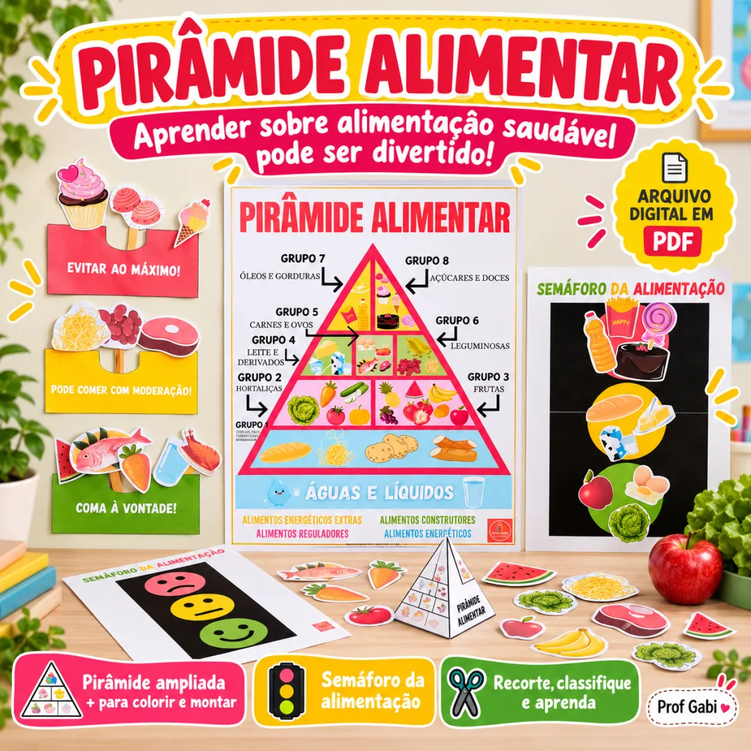 Kit pirâmide alimentar em pdf 