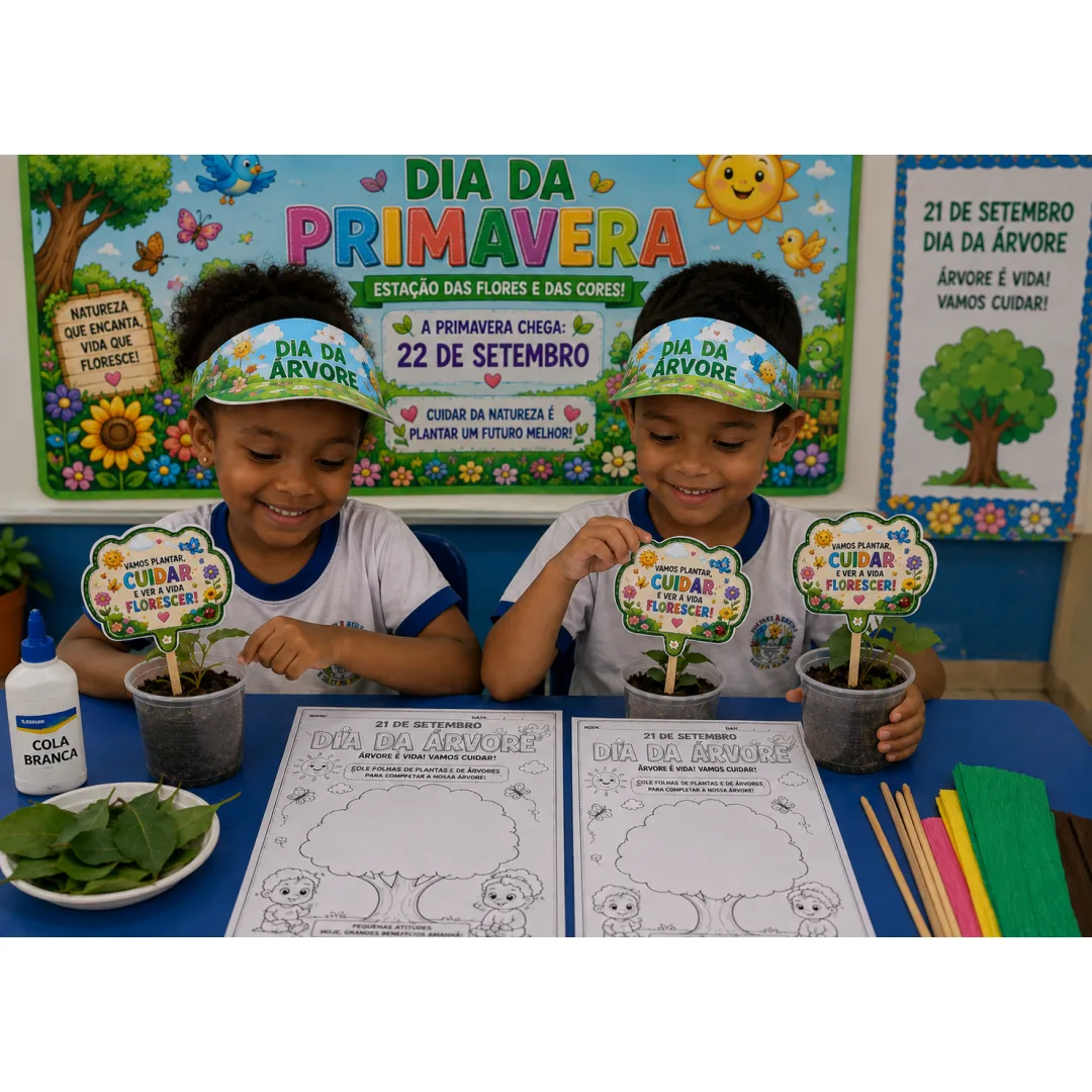 KIT PRIMAVERA - Educação Infantil - PDF - 9 folhas