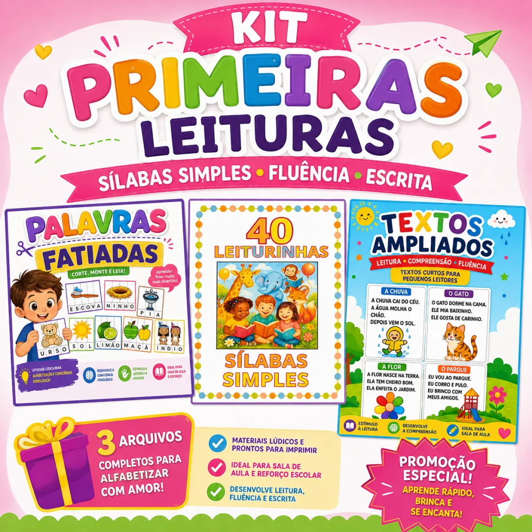 KIT PRIMEIRAS LEITURAS