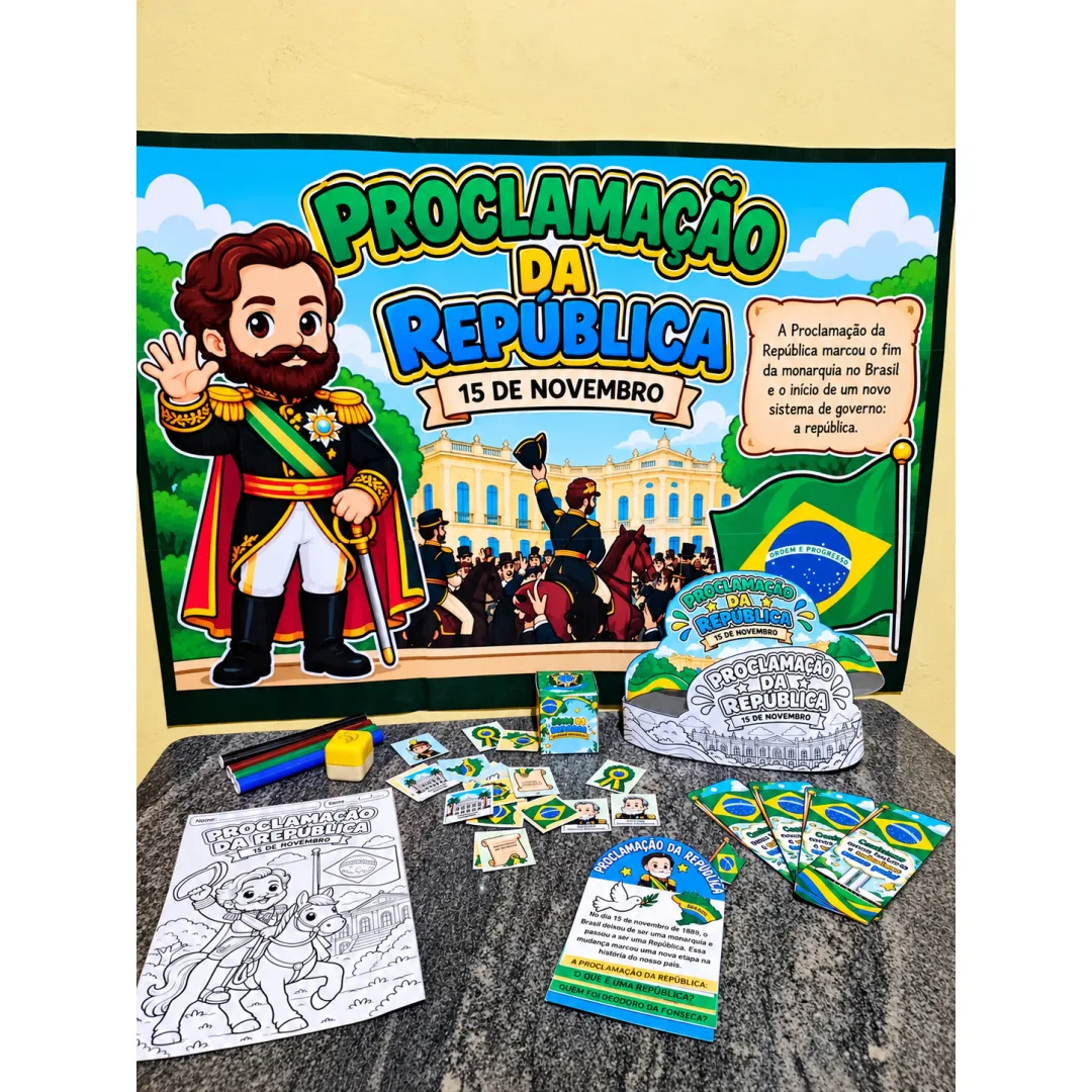 Kit Proclamação da República 1º ao 5º Ano em PDF
