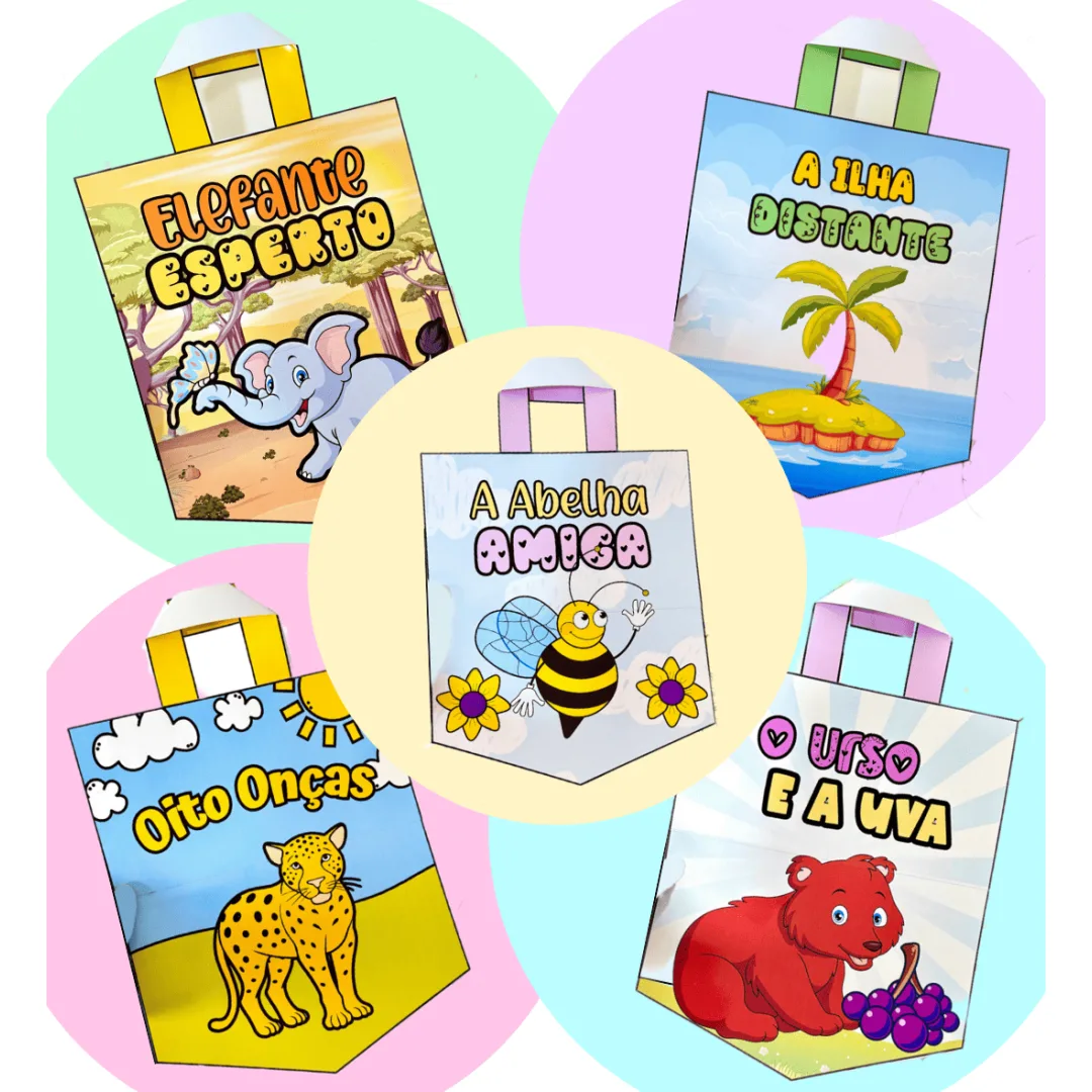Kit Sacolas Poema - Vogais