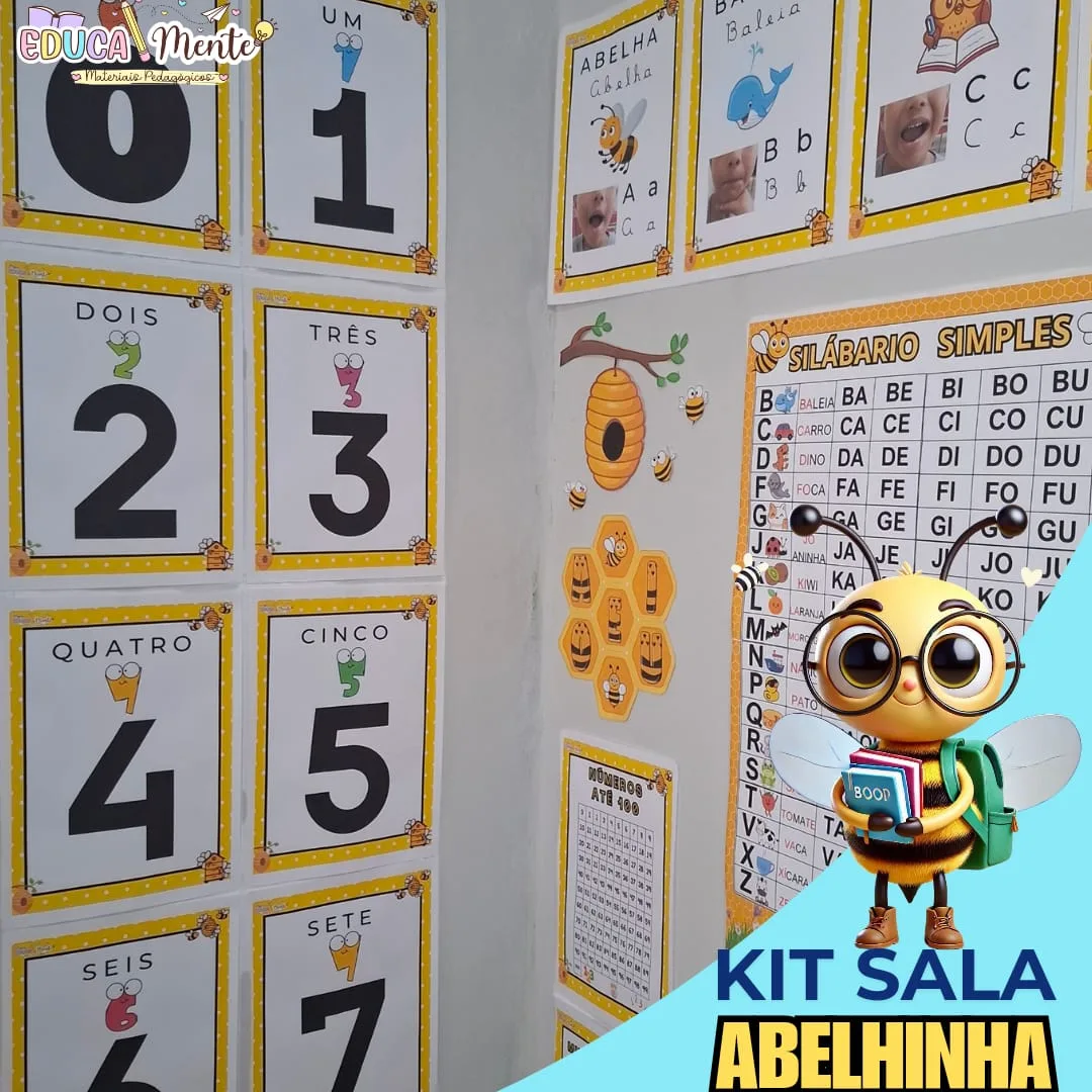 💛🐝 KIT SALA ABELHINHA 🐝💛