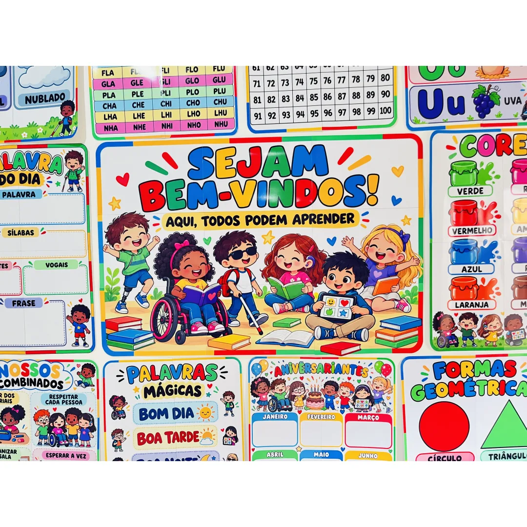 KIT SALA DE AULA INCLUSIVO - Educação Infantil - PDF