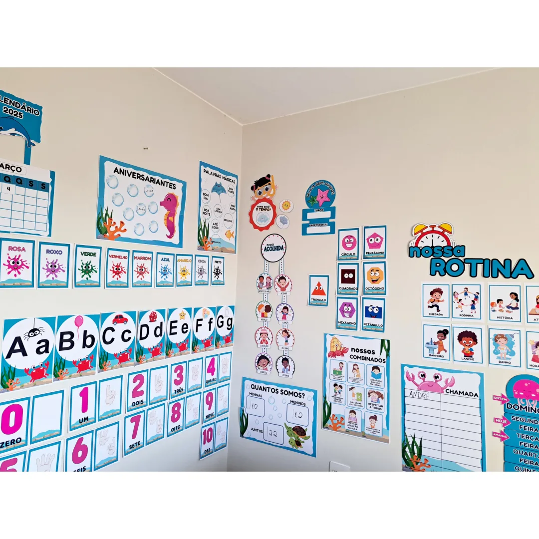KIT SALA: FUNDO DO MAR