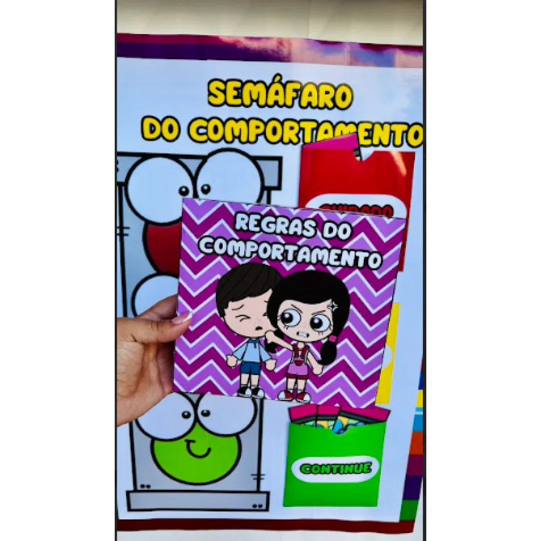 KIT SEMÁFORO  DO COMPORTAMENTO + CAIXA DOS COMBINADOS