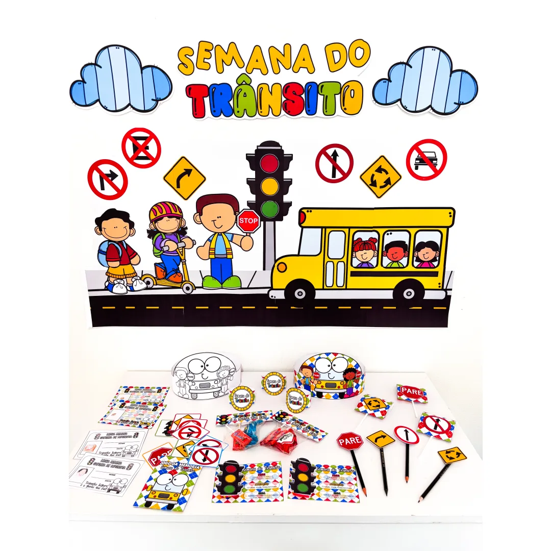 Kit Semana do Trânsito: Educação Infantil e Anos Iniciais