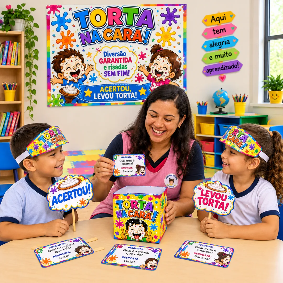 KIT TORTA NA CARA – DIVERSÃO GARANTIDA!