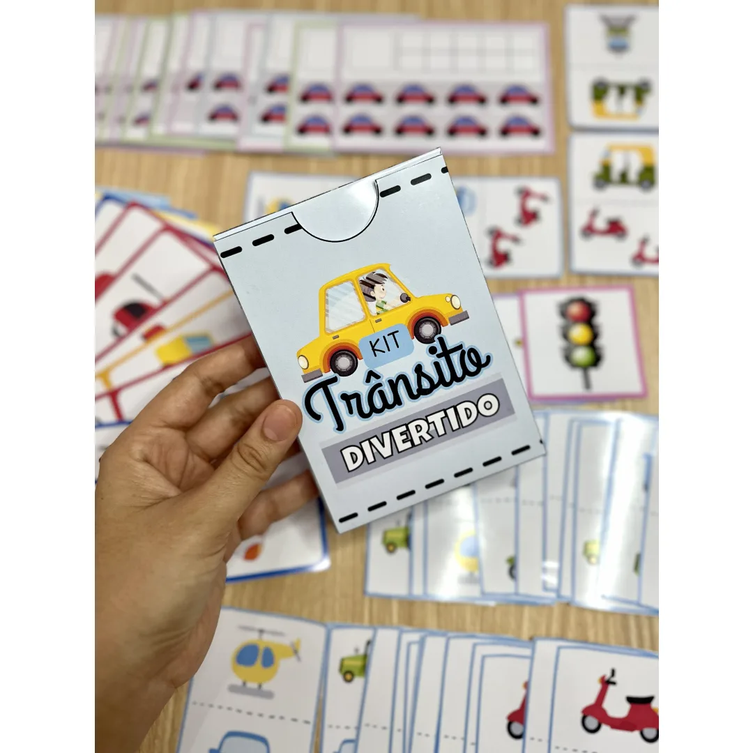 Kit Trânsito Divertido – Atividades Lúdicas para Educação Infantil