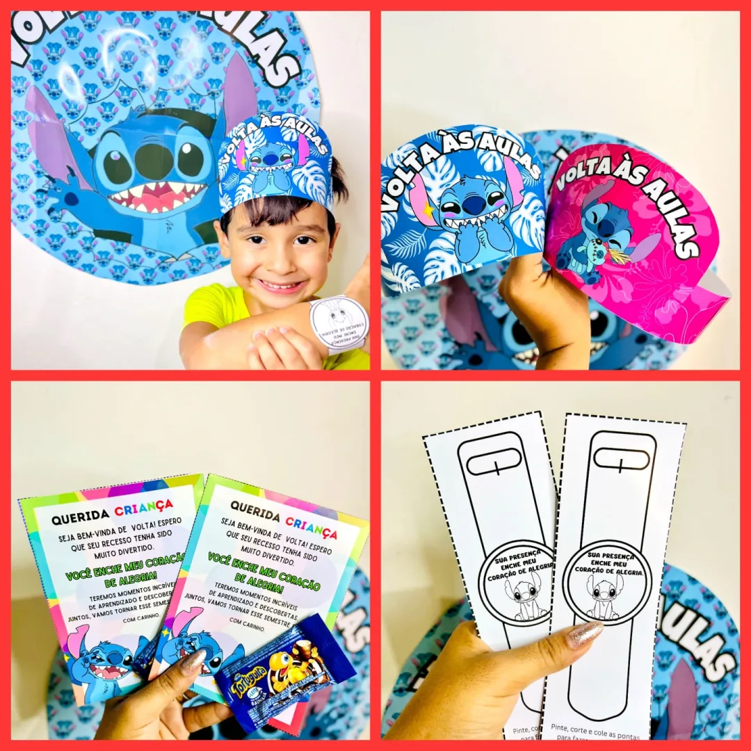KIT VOLTA ÀS AULAS LILO E STITCH