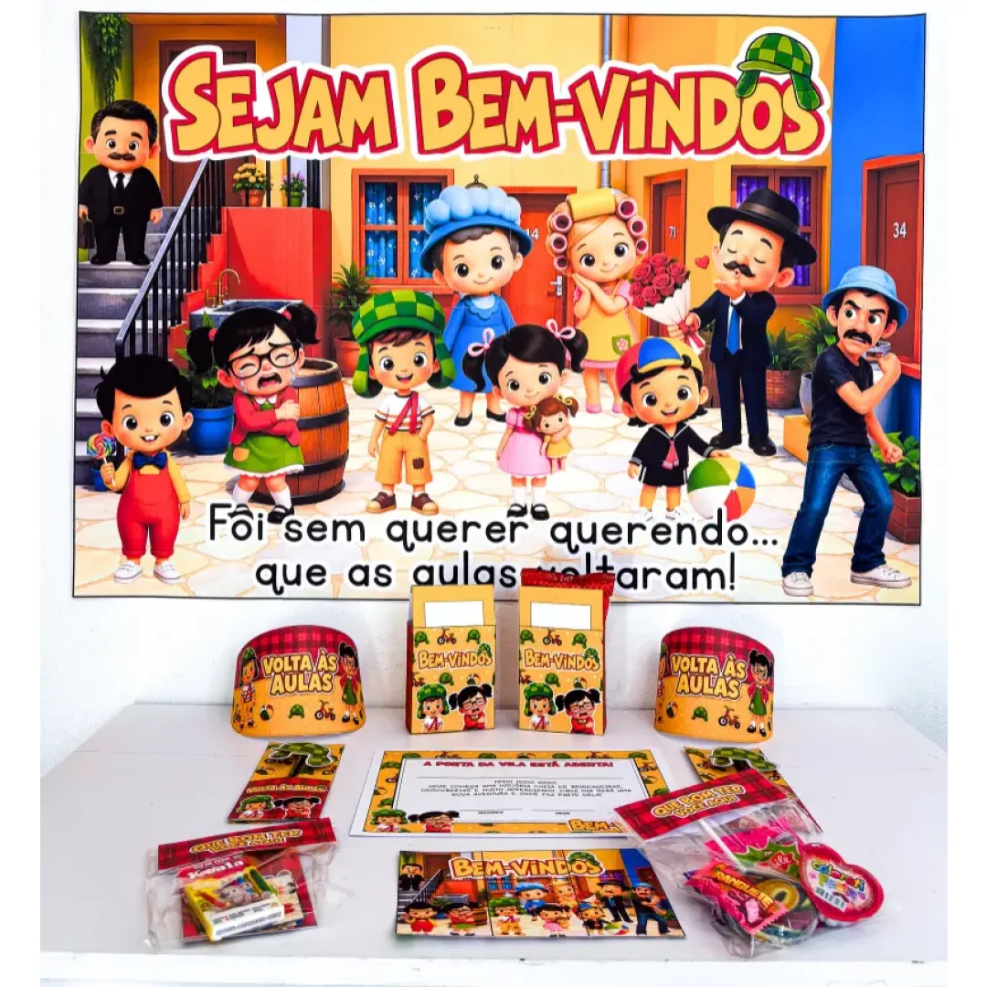 Kit Volta às Aulas - Turma do Chaves