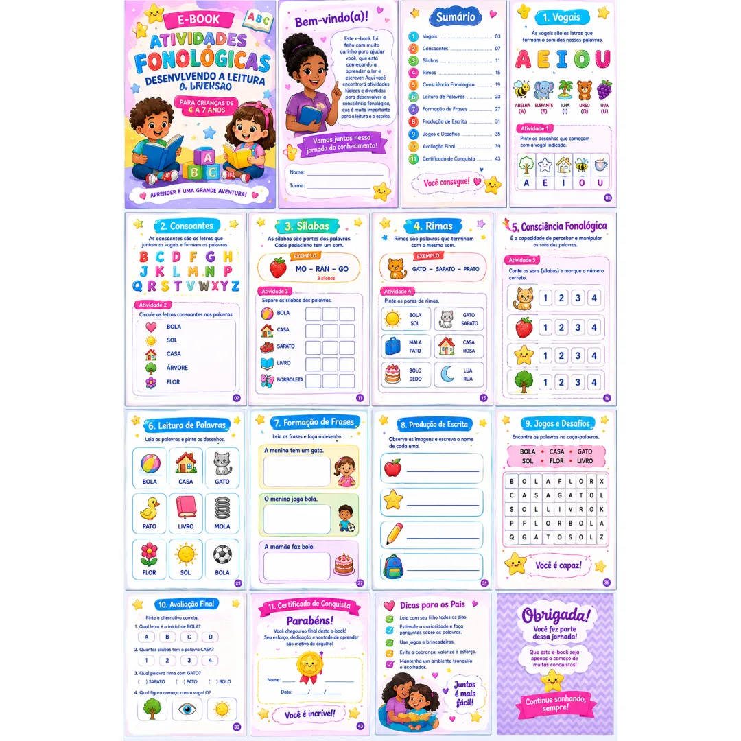 Kits de Atividades - Educação Infantil - PDF