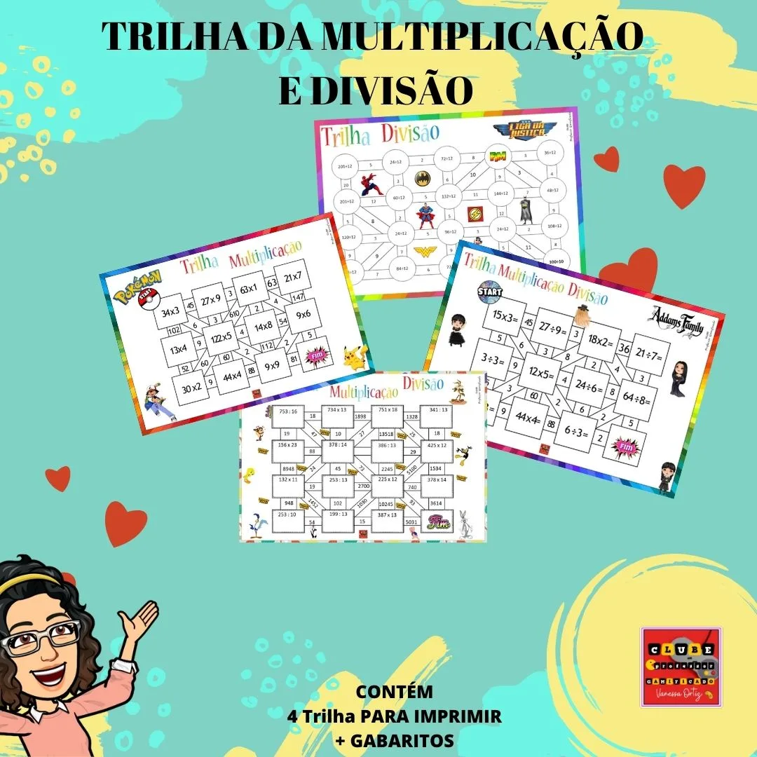 LABIRINTO DA MULTIPLICAÇÃO E DIVISÃO