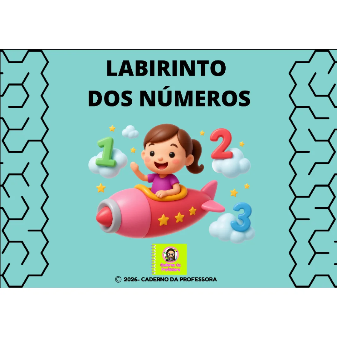 Labirinto dos Números - Educação Infantil - PDF