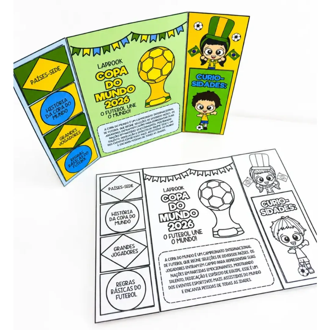 Lapbook Copa do Mundo 2026