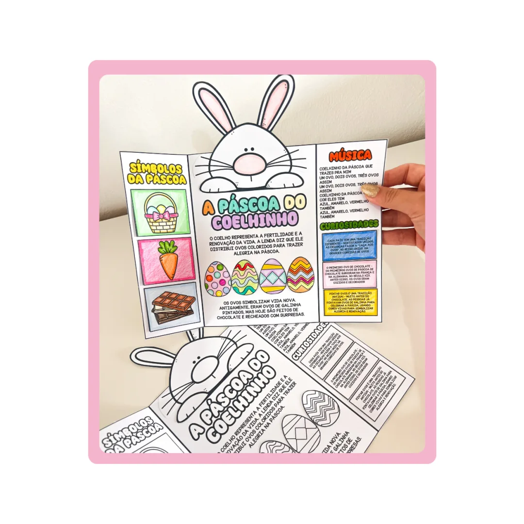 LAPBOOK DE PÁSCOA - COELHO
