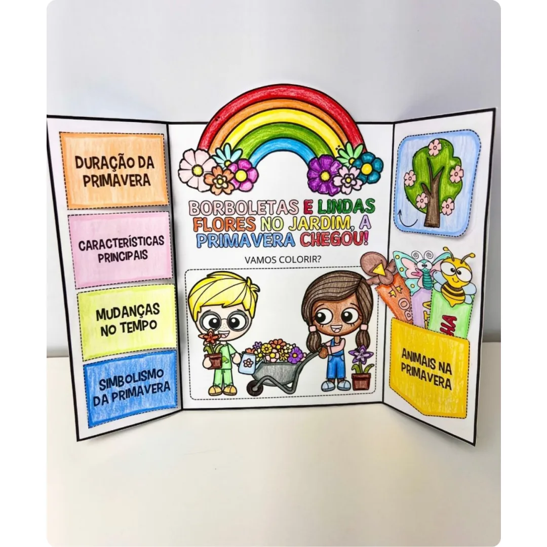 Lapbook de Primavera para Educação Infantil PDF