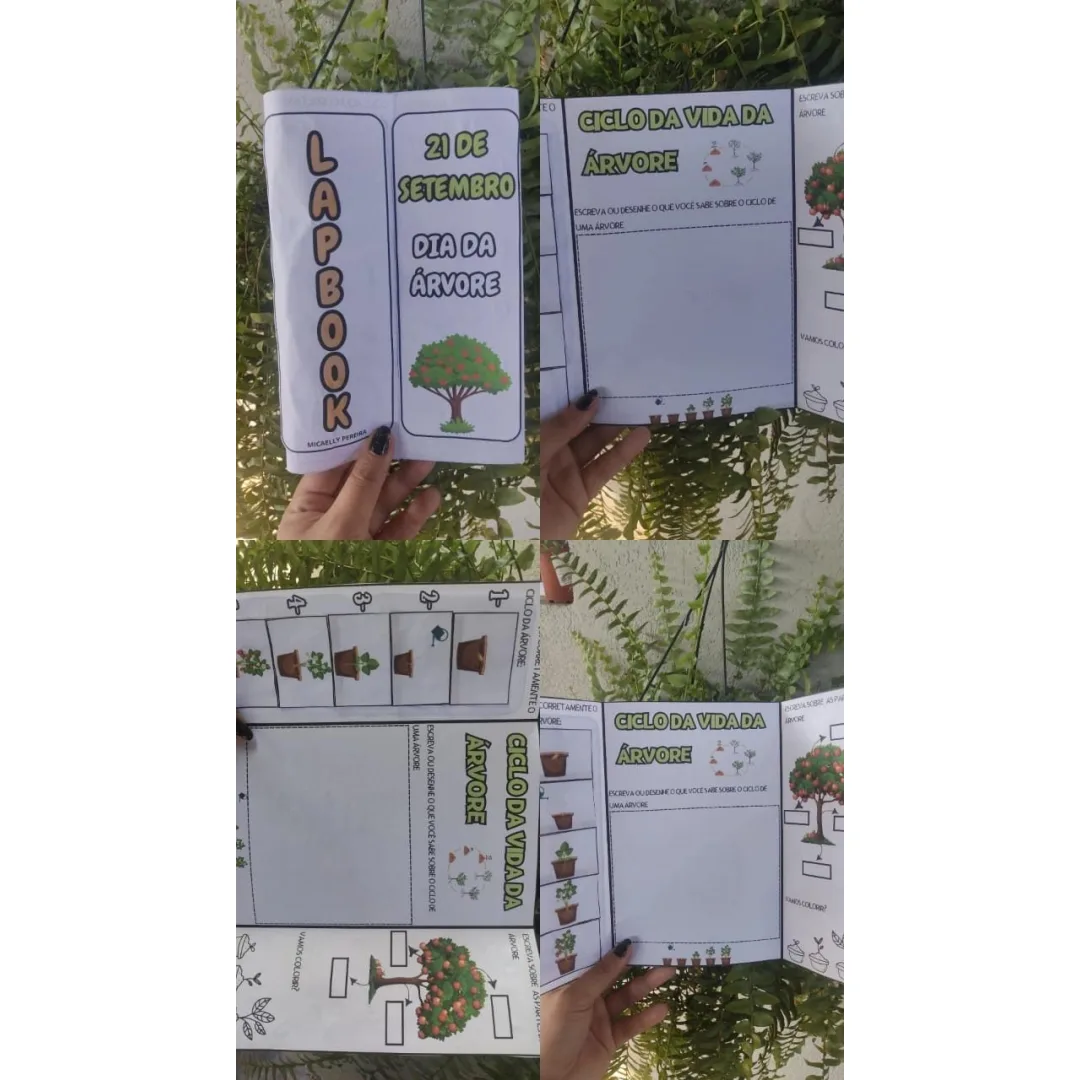 Lapbook Dia da Árvore — Pronto para Imprimir