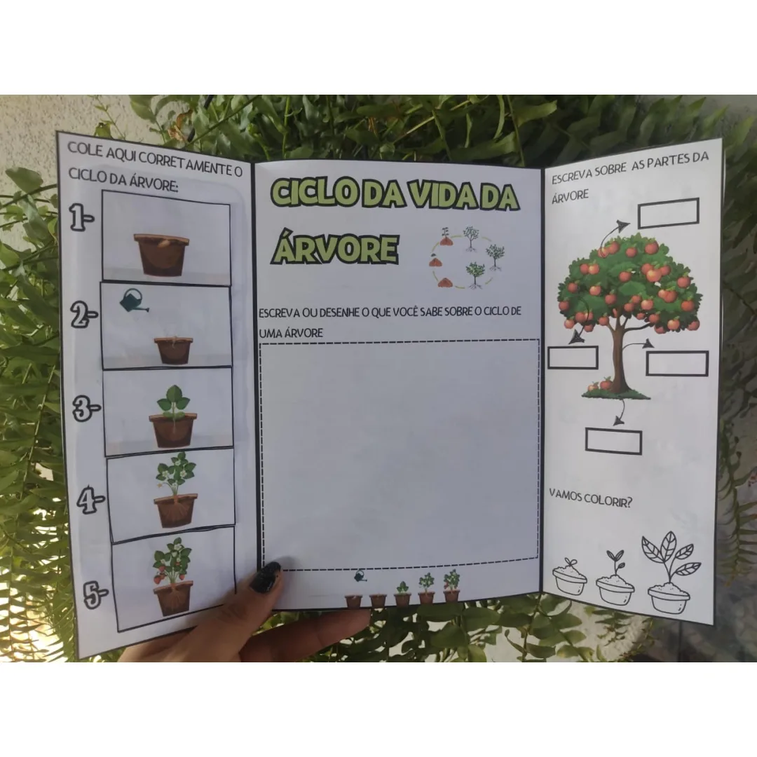 LAPBOOK DIA DA ÁRVORE