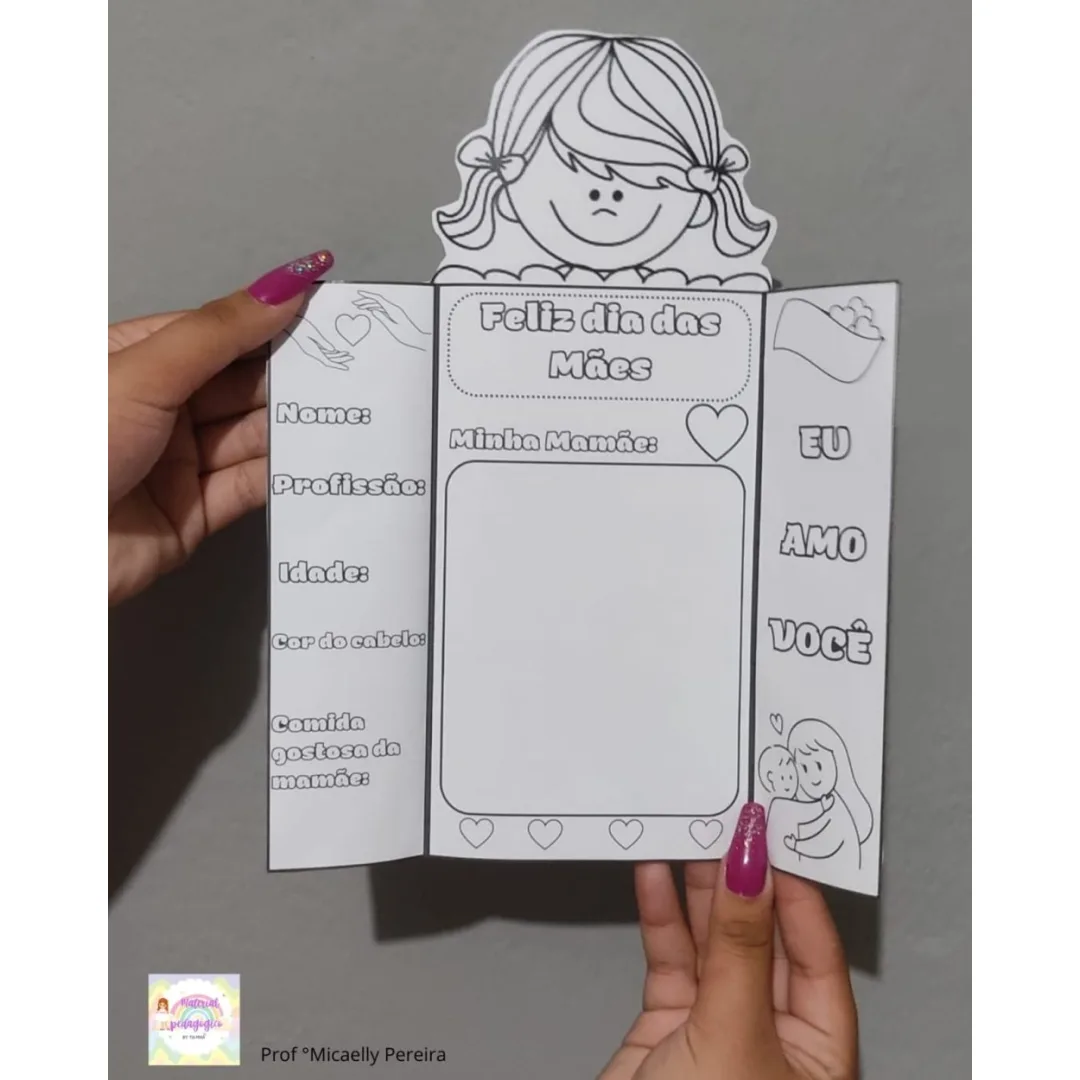 Lapbook Dia das Mães — Pronto para Imprimir